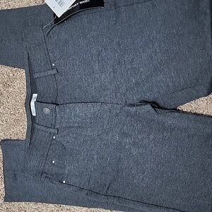 89th+Madison Charcoal Heather Gray Comfort Waist Size 6 Slacks